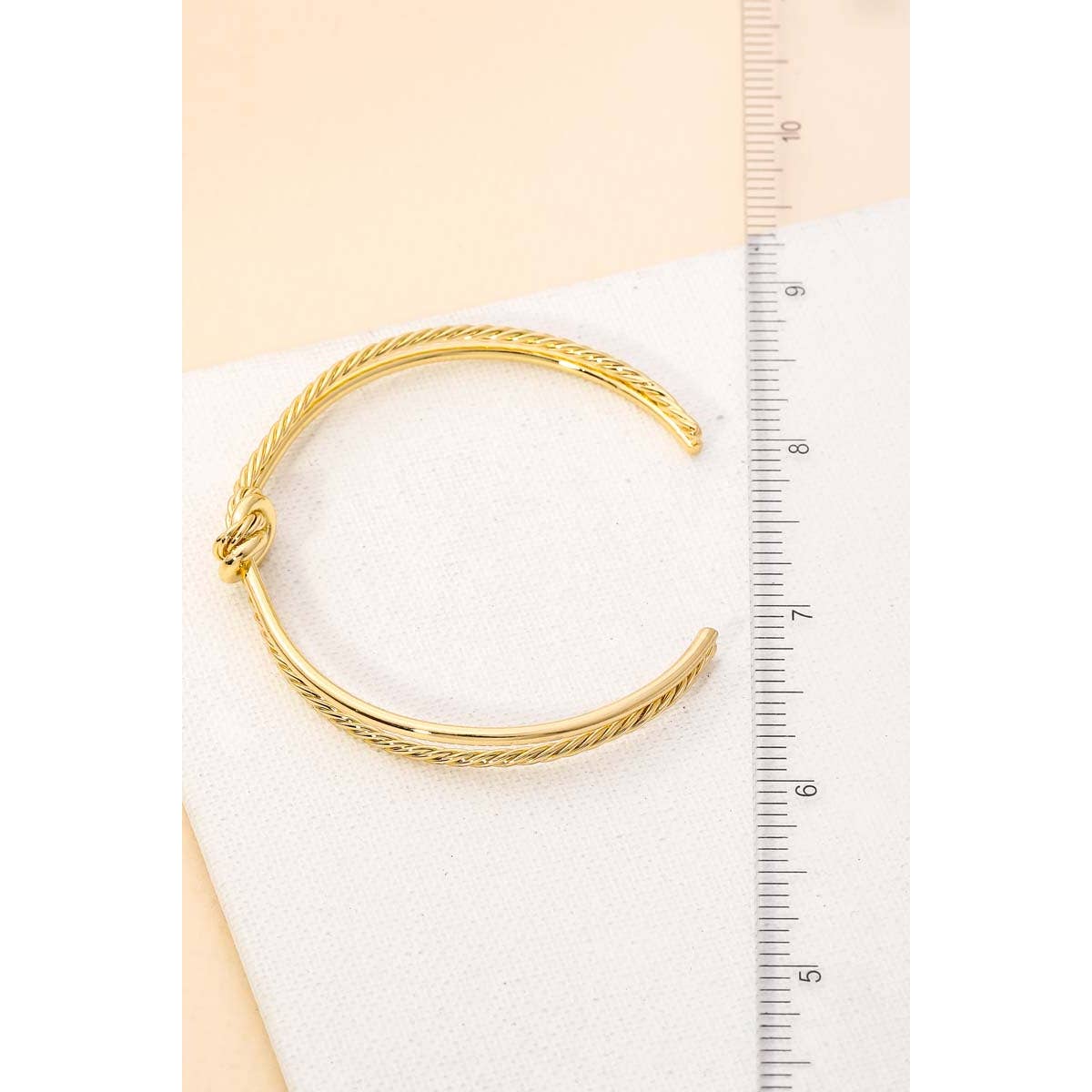 Anarchy Street – Großhandel Manschettenarmband – Armband mit offenem Knoten und glattem Drahtseil2