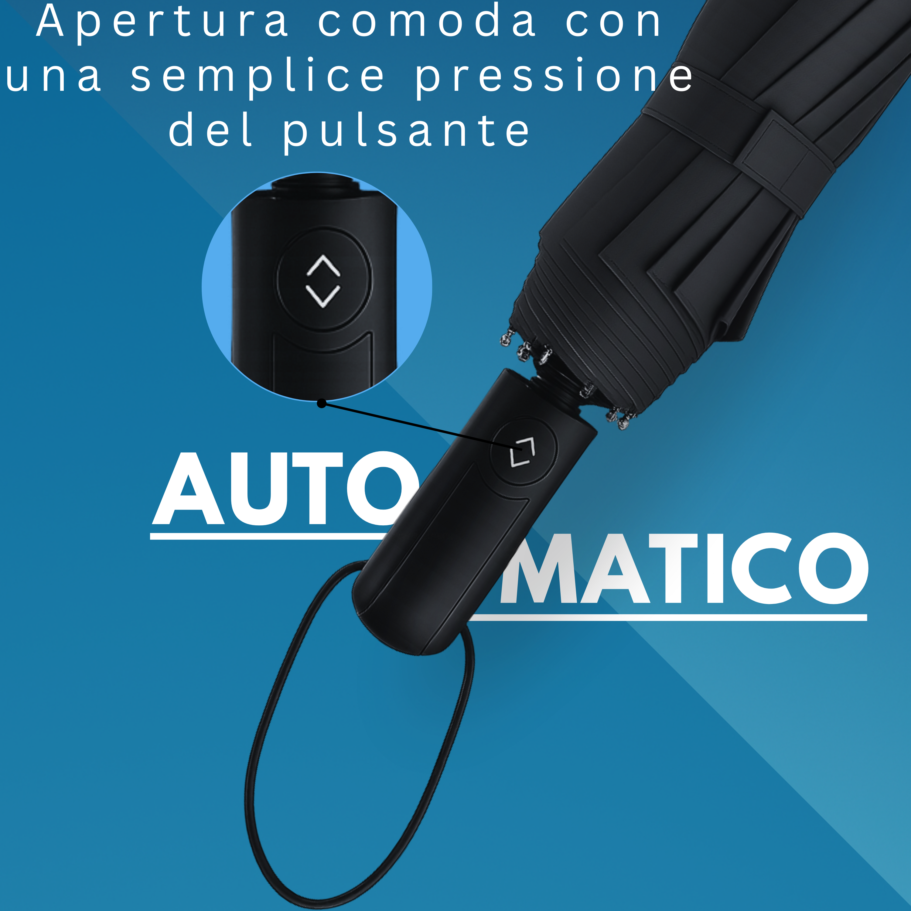 Drytogo - Wholesale Umbrella - Unisex - Drytogo Large Folding Umbrella RainMax | Ø 105 cm | RainMax2