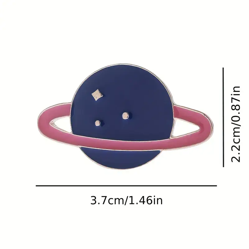 Magnifique Hearts - Wholesale Lapel Pin/Button - Cosmic Journey Enamel Pin Series, Intergalactic pins9