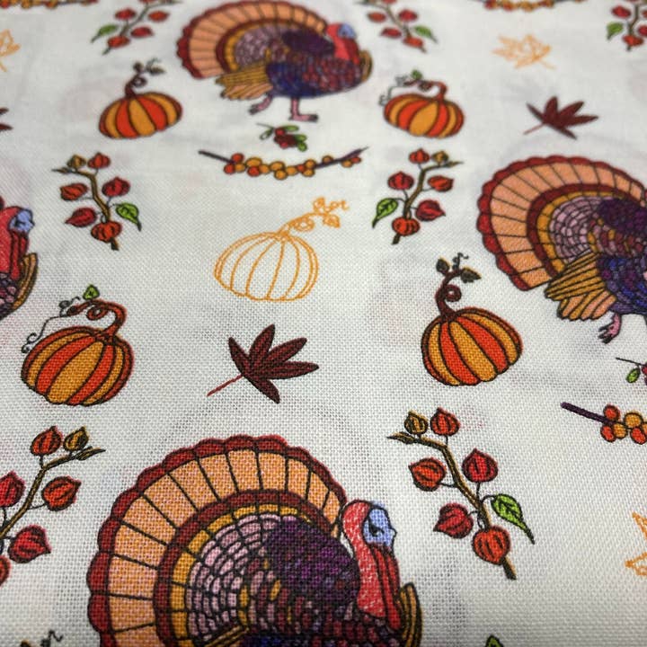 Jo's Pet Treats & Bandanas by Abab Enterprises, LLC - Wholesale Pet Bandana - Dog - Thanksgiving Tie-On Dog Bandana - 8 Patterns Retail-Ready