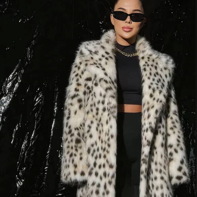U R My Sunshine - Wholesale Fur/Faux Fur Coat - Women's - Animal Print Long Body Women Winter Fur Jacket Fur Coat1