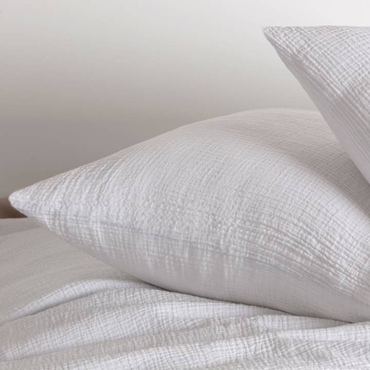 Crinkly - Cotton Muslin - Tetra - White voor wholesale door Casilin