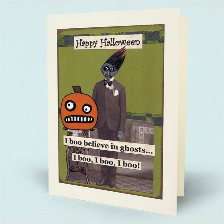 Cartão Boo Believe por atacado de Mina Lee Studio