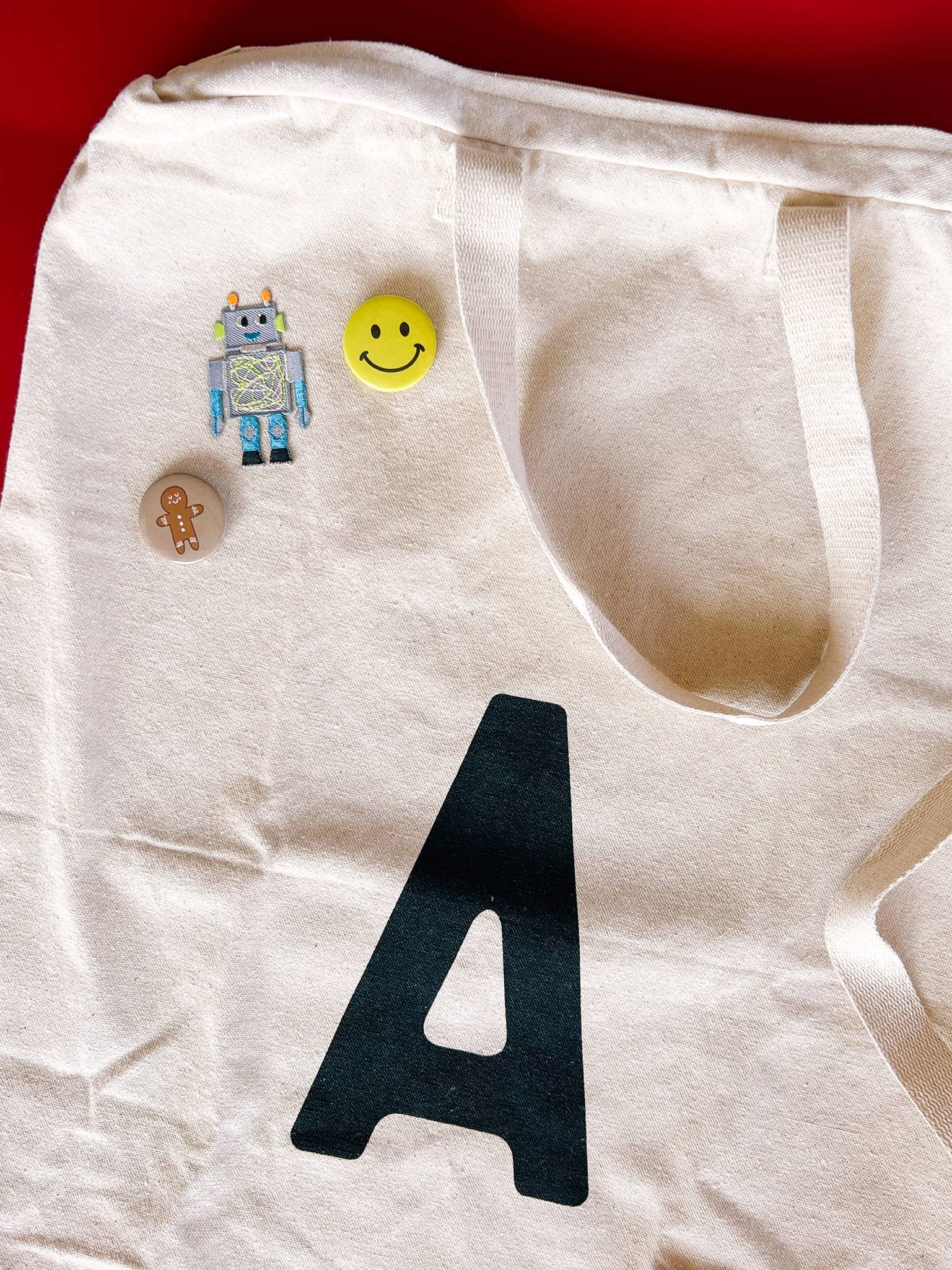 Modern Burlap - Wholesale Laundry Bag - Cotton Canvas Laundry Bag With Shoulder Strap - Alphabet31