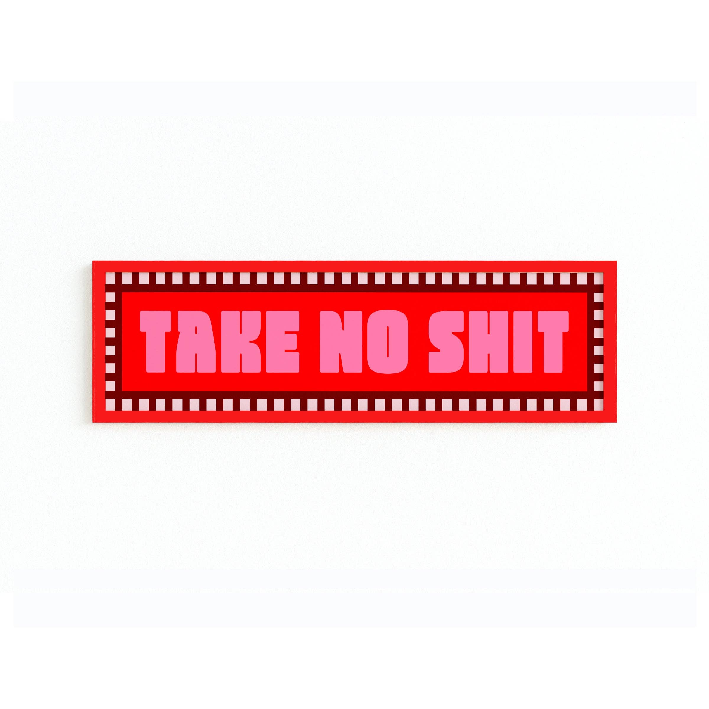 Maddison Ball Creative - Wholesale Art Print - Take No Shit Panoramic Framed Print8
