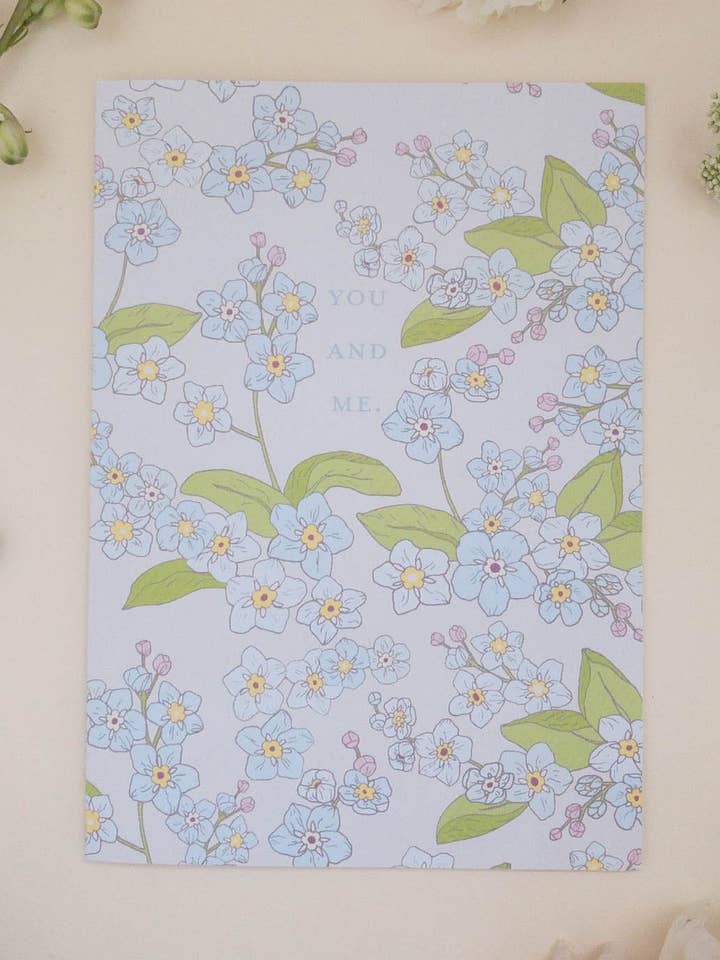 'You and Me' Card for wholesale by This On Paper