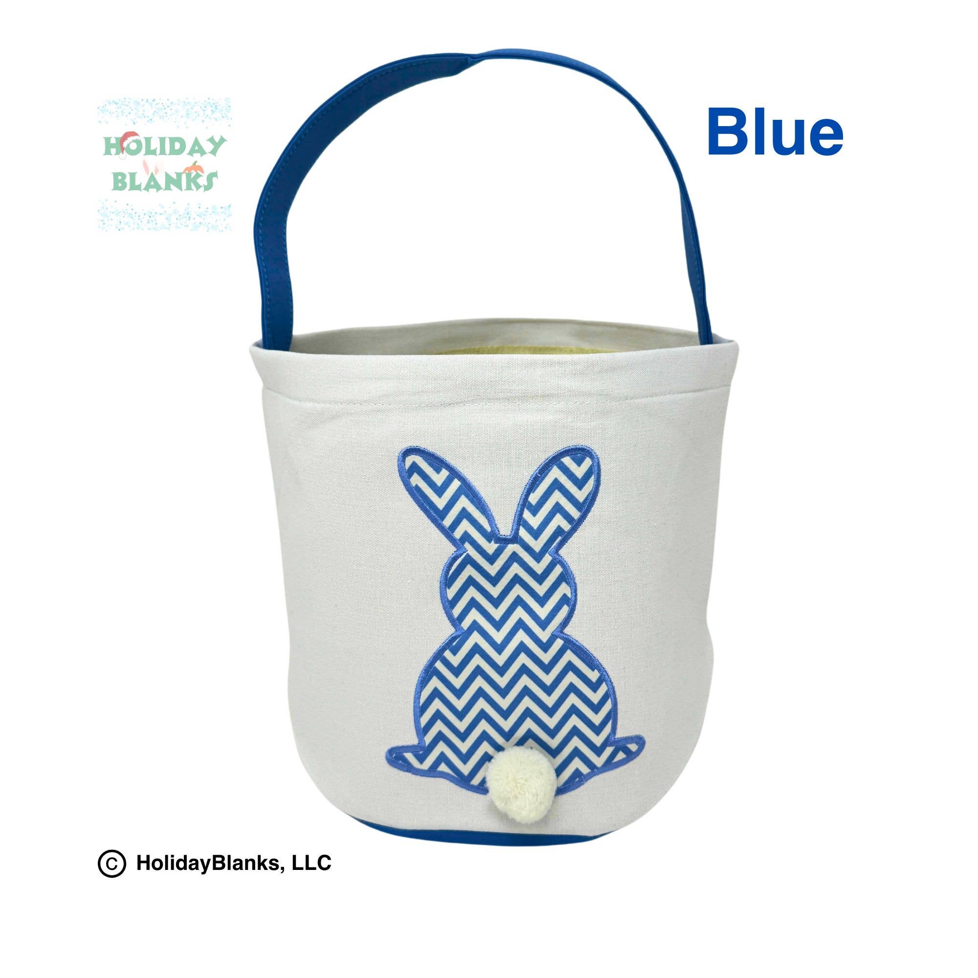 Holiday Blanks - Vente Panier – enfant et bébé - Vans de panier de Pâques Chevron Bunny0
