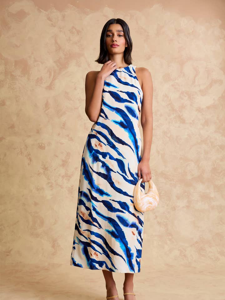 ROBE MIDI IMPRIMÉE pour la vente par Maggy London Group