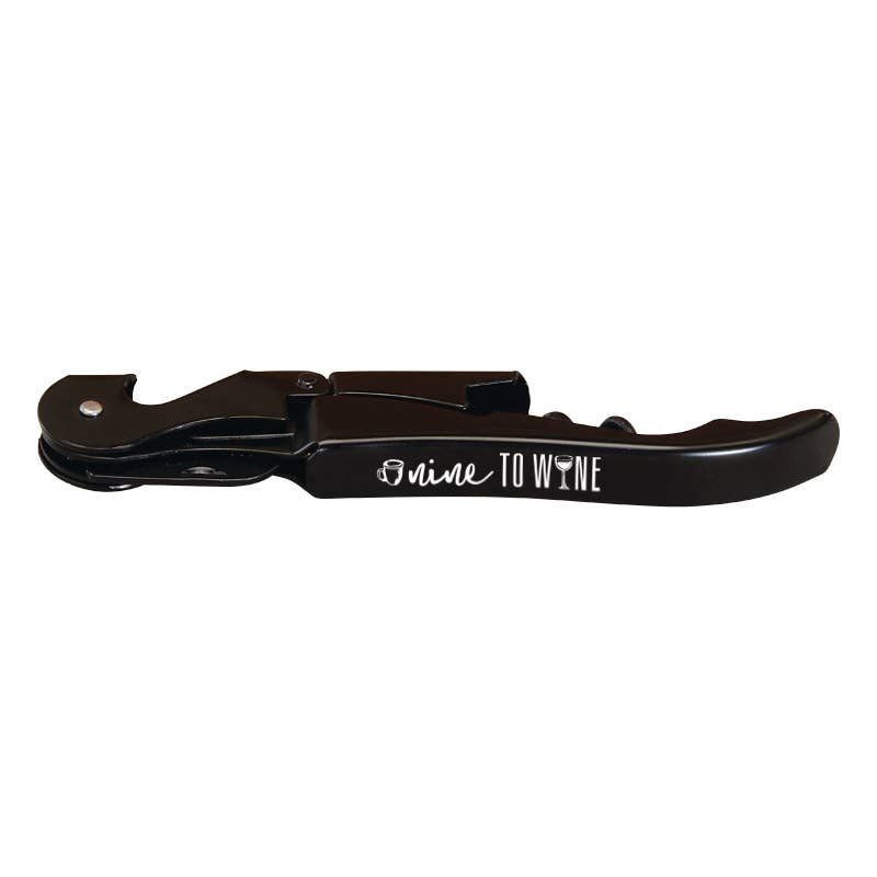 Mercantile 12 - Wholesale Bottle/Wine Opener - Custom BRAND/LOGO 
Deluxe Hinged Stainless Steel Corkscrew1