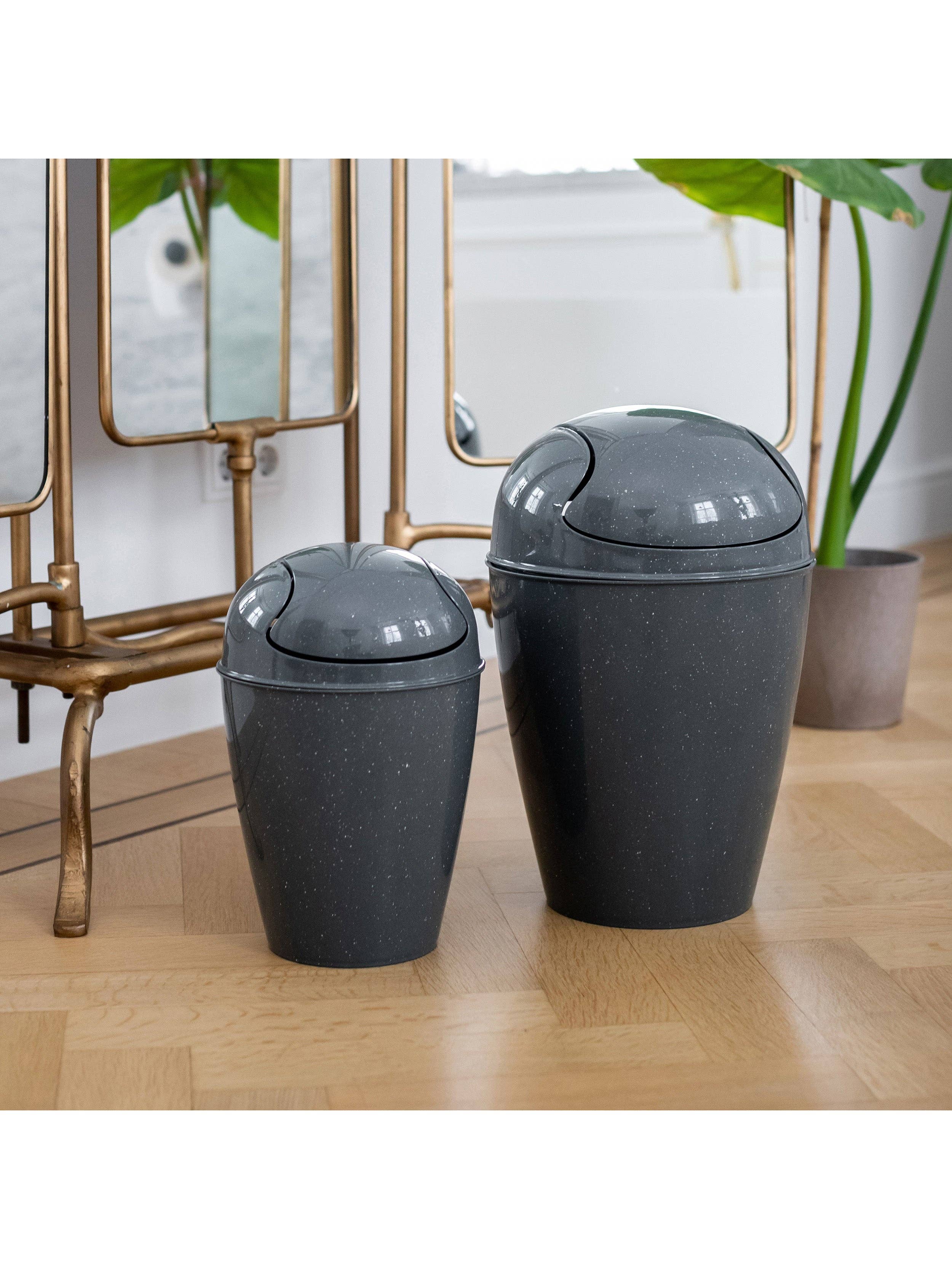 recycled ash grey Swing lid bin DEL S for wholesale on Faire1