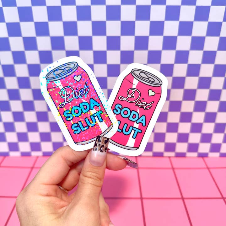 Stickers+ X Ashley Bexar - Wholesale Sticker - Funny Diet Soda Pop Life Waterproof Vinyl Sticker1