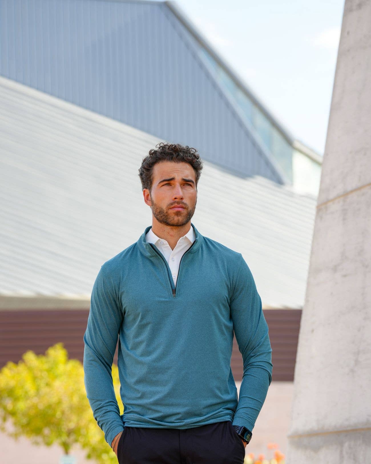 USA Palm – Polo - Homem por atacado – Fecho de 1/4 Mesclado12