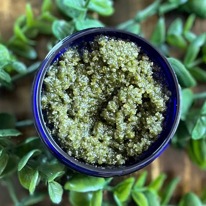 Eucalyptus Mint Sugar Scrub for wholesale by BeakerGold LLC