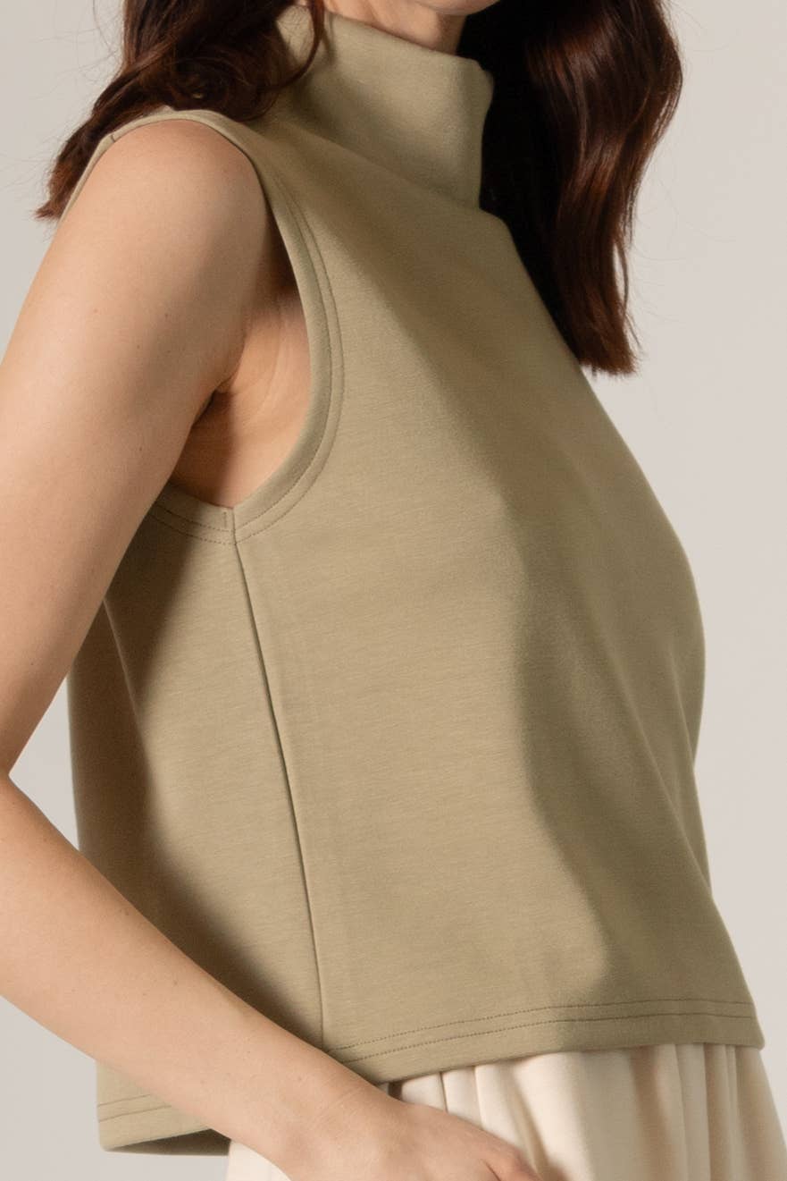 P. CILL - Wholesale Knit Top - Women's - P. CILL Butter Modal Cowl Neck Sleeveless Top29