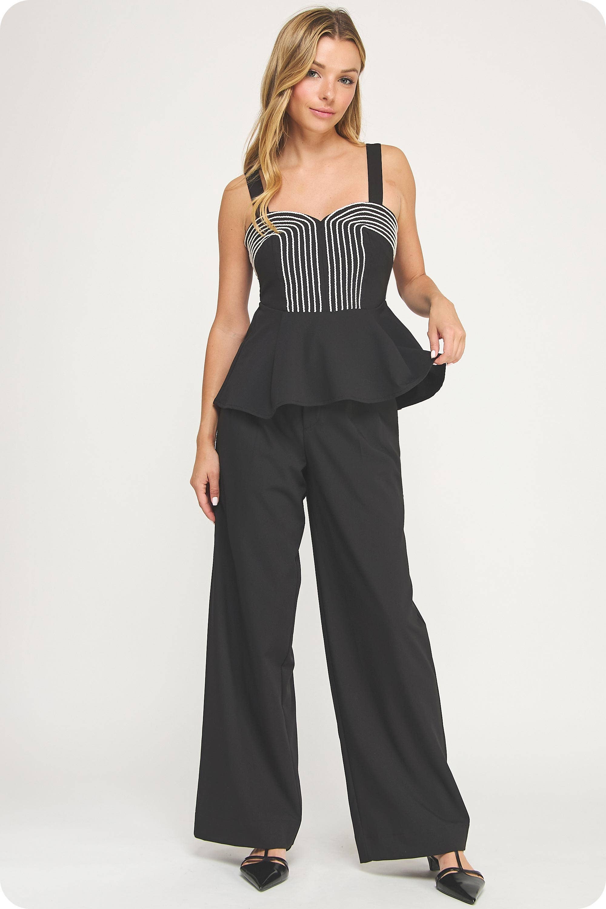 Strut & Bolt – wholesale Byxor - Dam – Kostymbyxor med vida ben32