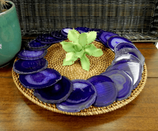 Rock Paradise - Wholesale Spiritual Stone/Crystal - Agate Slices -Top Drilled - Size #2 LARGE AGATE - Crystal Craft Supply3