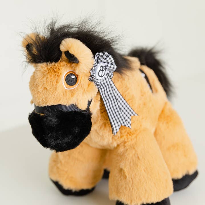 Piccoli Horses - Vente Peluche – enfant et bébé - PONEY ANGLAIS - BRONZÉ/NOIR1
