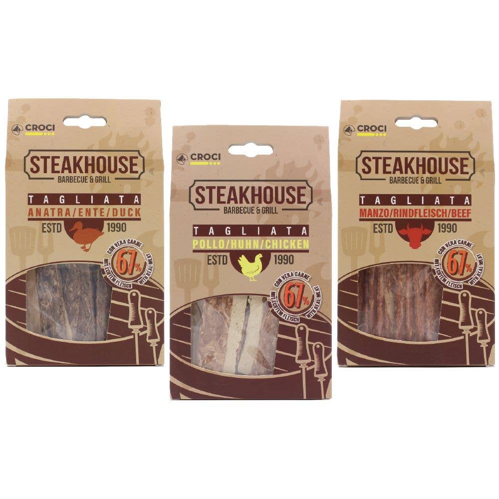 Croci – wholesale Godis - Hund – Snacks för hundar - Tagliata Steakhouse - Korsar2