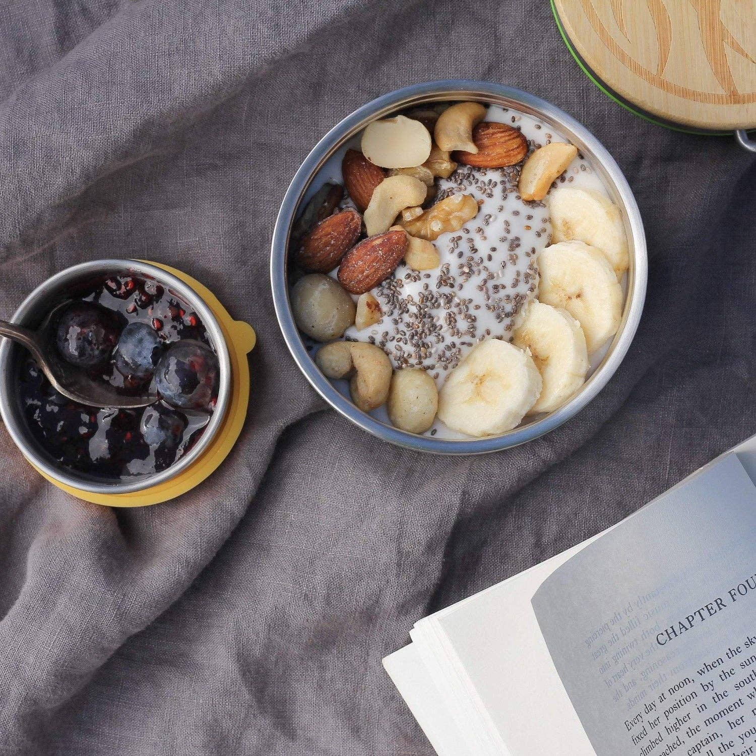 ECOlunchbox - Vente Boîtes de conservation - Boîte Isotherme Blue Water Bento15