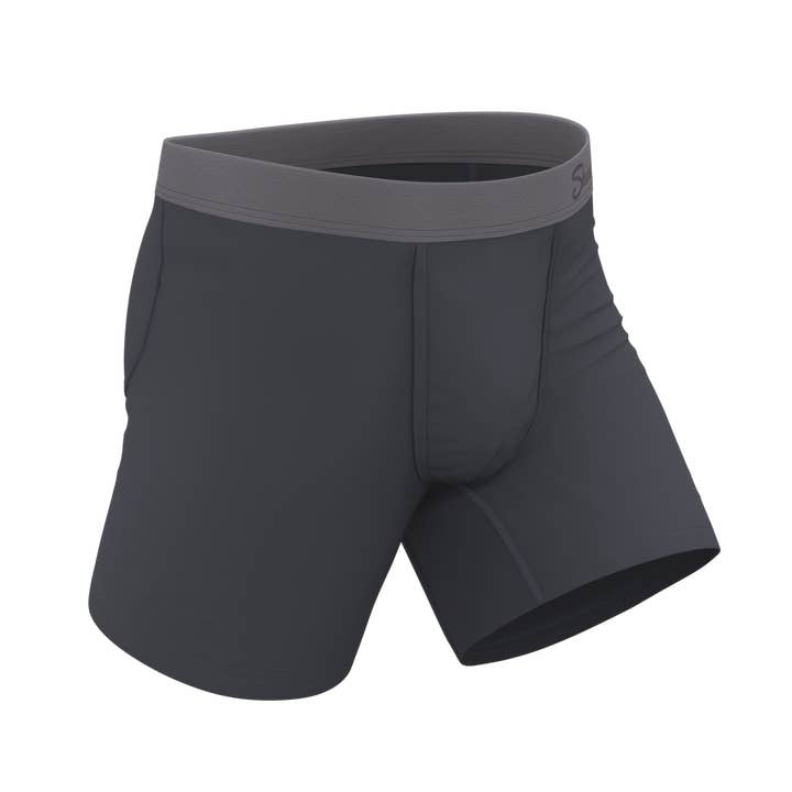 Shinesty, Inc – wholesale Underkläder - Herr – Slate-förväntningarna | Grå Tonal Ball Hammock®-ficka Underkläder2
