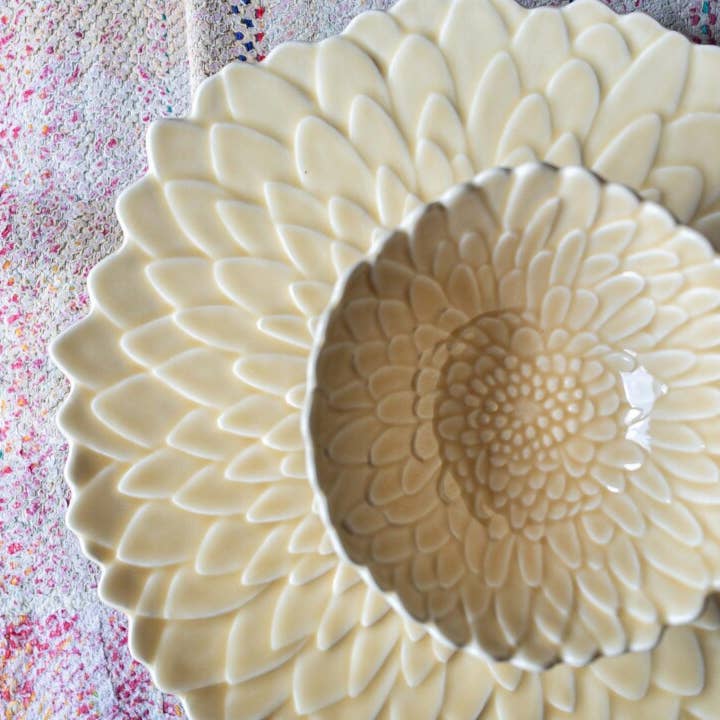 VAN VERRE - Wholesale Dinner Plate - BLOOM PLATE Ø34CM6