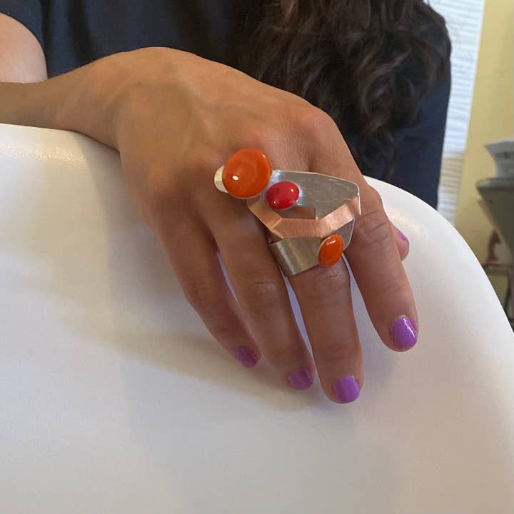 RENEW 1 Artistic Statement Ring from the HARVEST Collection for wholesale by Chick Boss LLC