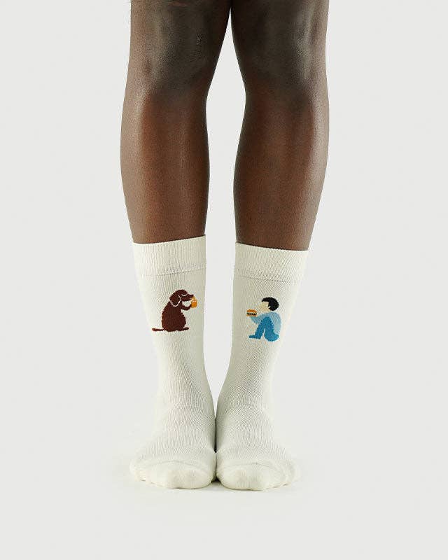 White Best Creative Socks For Pet Lovers, 2 Pairs-8 Looks！ for wholesale on Faire2