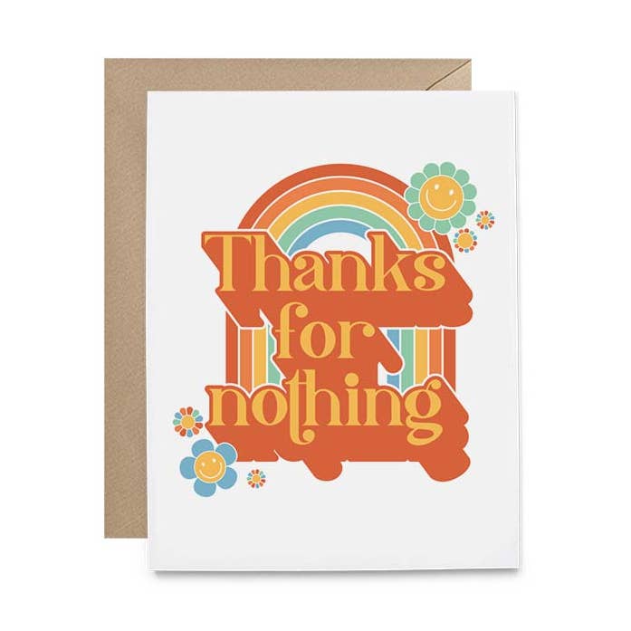 Thanks for Nothing Card for wholesale by Hello Harlot