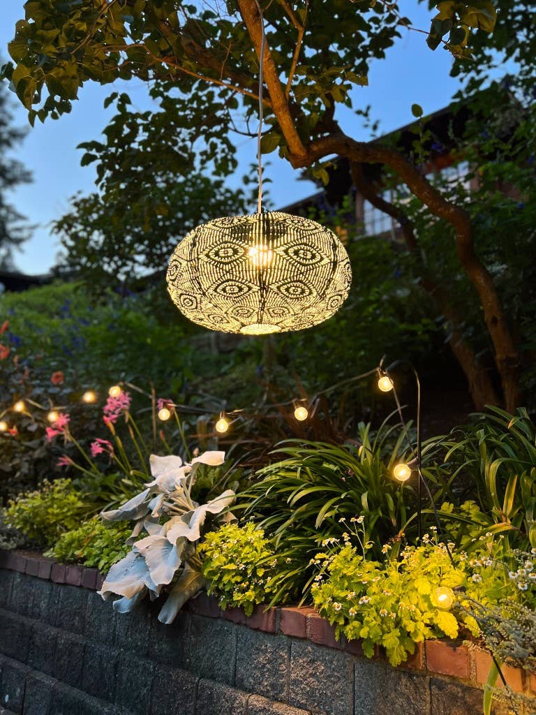 Allsop Home & Garden - Wholesale Outdoor/Lawn Light - Stella Nova Outdoor Pendent Light - Starbeam 20" Evergreen6