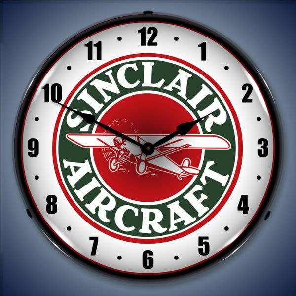 Sinclair Aircraft for wholesale by Collectable Sign and Clock LLC.