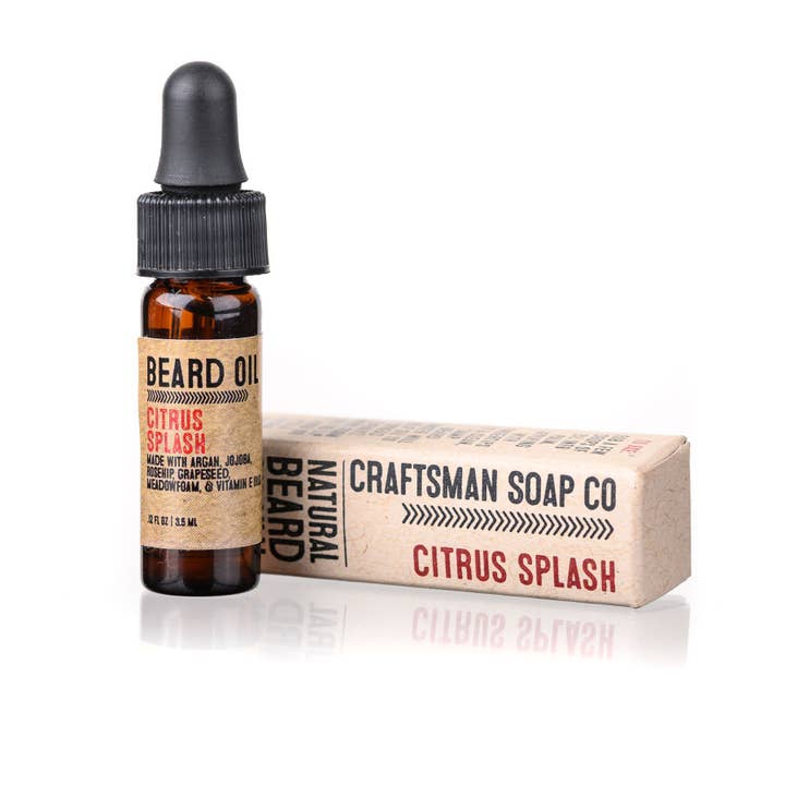 Citrus Splash Beard Oil Sampler for wholesale by Craftsman Soap Company