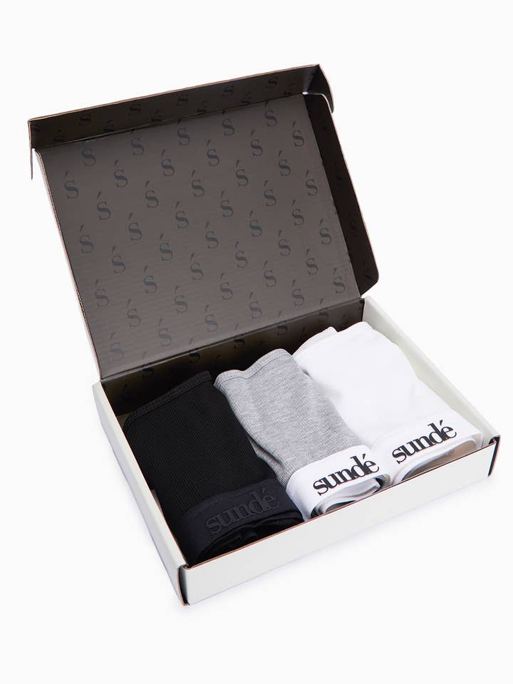 Bomuld Lyocell Ribbet RacerBack Bralet 3-pak for engroshandel hos Sunde