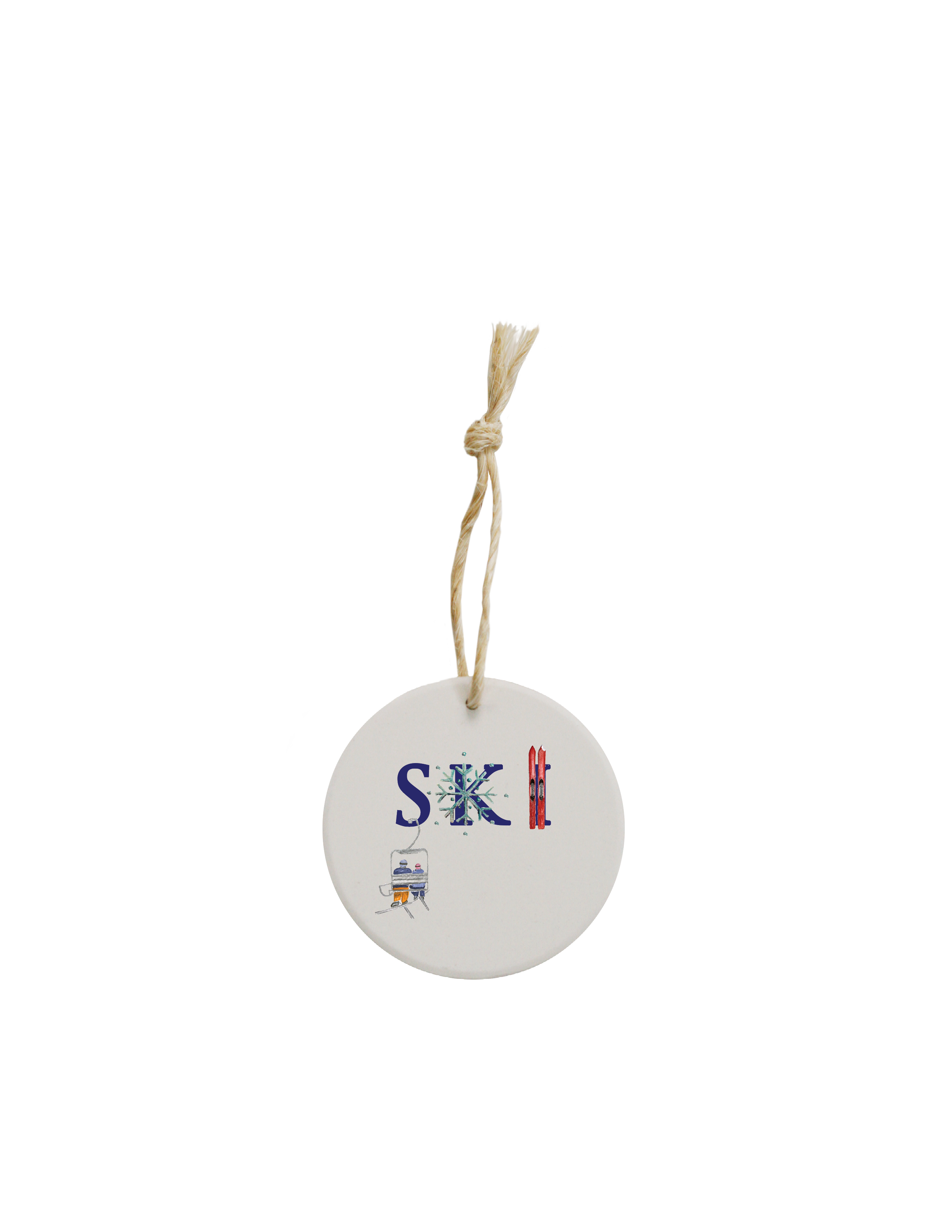 Tina Labadini Designs - Wholesale Ornament - ski0