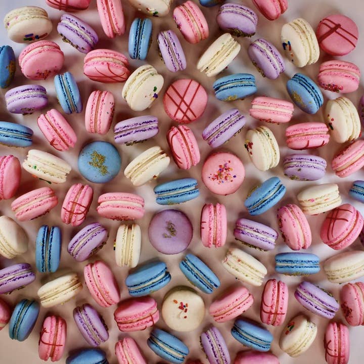 Savor Patisserie French Macarons - Wholesale Cookie - The Unicorn Collection - (200) Bulk French Macarons