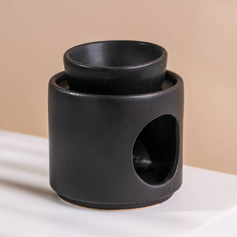 INNOBIZ - Vente Diffuseur de parfum chauffant - Brûleur de parfum en céramique noire2