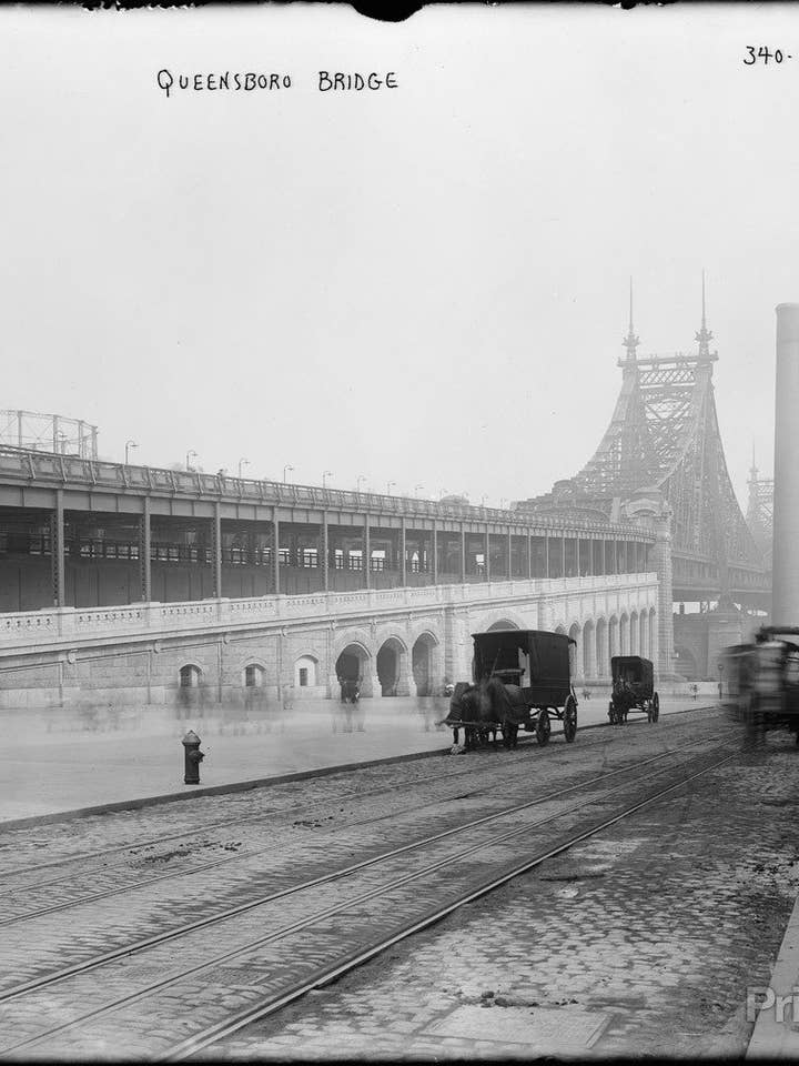 Ponte Queensboro 1909? por atacado de Print Collection