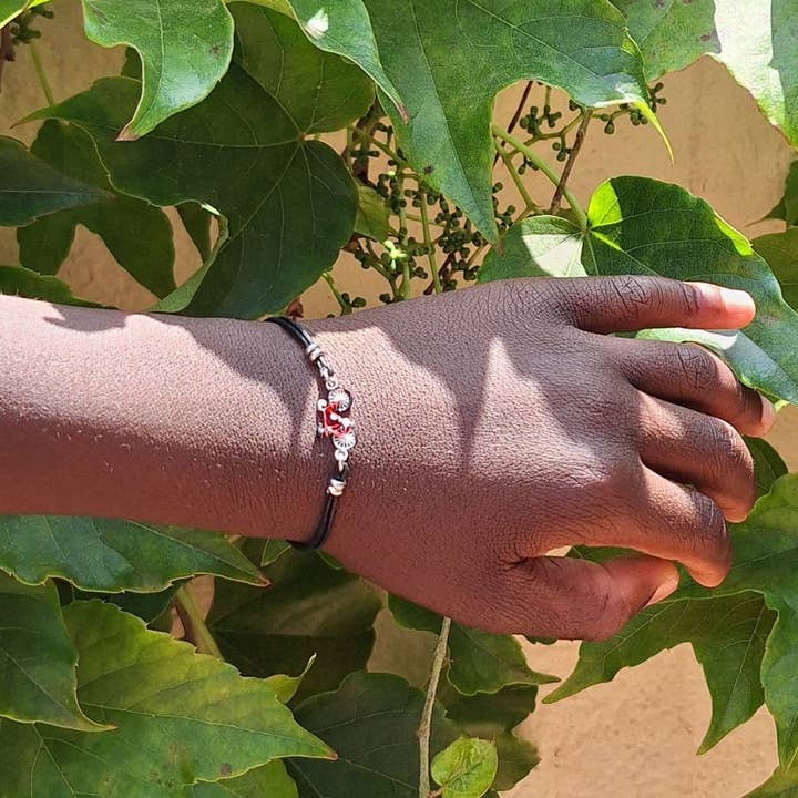 PULSEIRA DE BICICLETA INFANTIL PRATA E ESMALTE por atacado de Argent Basic