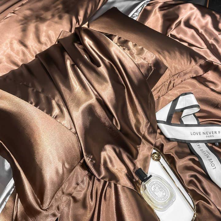 SueSilkHK - Wholesale Hoofdkussenhoes/met rits - Set van 2 satijnen kussenslopen voor haar en huid, 20 x 30 inch (50 x 76 cm), glanzende kussensloop met envelopsluiting, handgemaakte zijden kussensloop, cadeau voor haar2