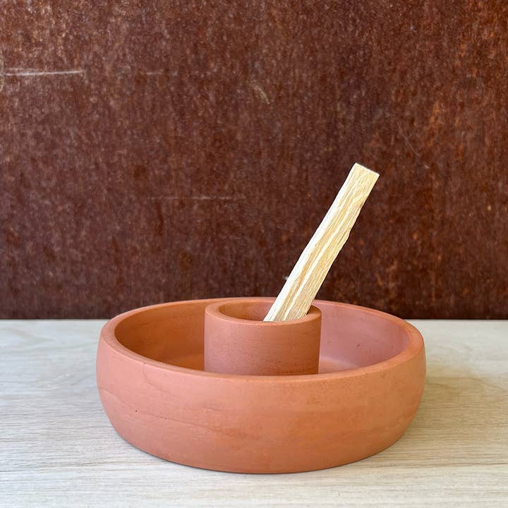 Well Hello Studio - Wholesale Incense Holder - Earth Tone Smudge Dish2