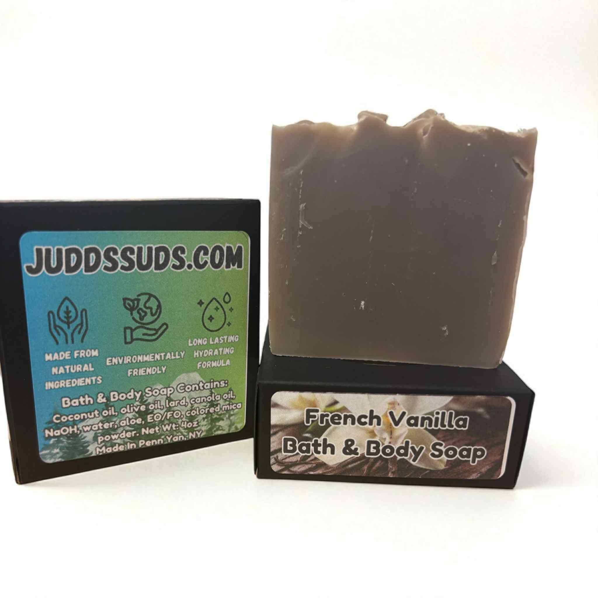 Judds Suds – sabonete sólido por atacado – Baunilha Francesa, Sabonete de Banho e Corpo0