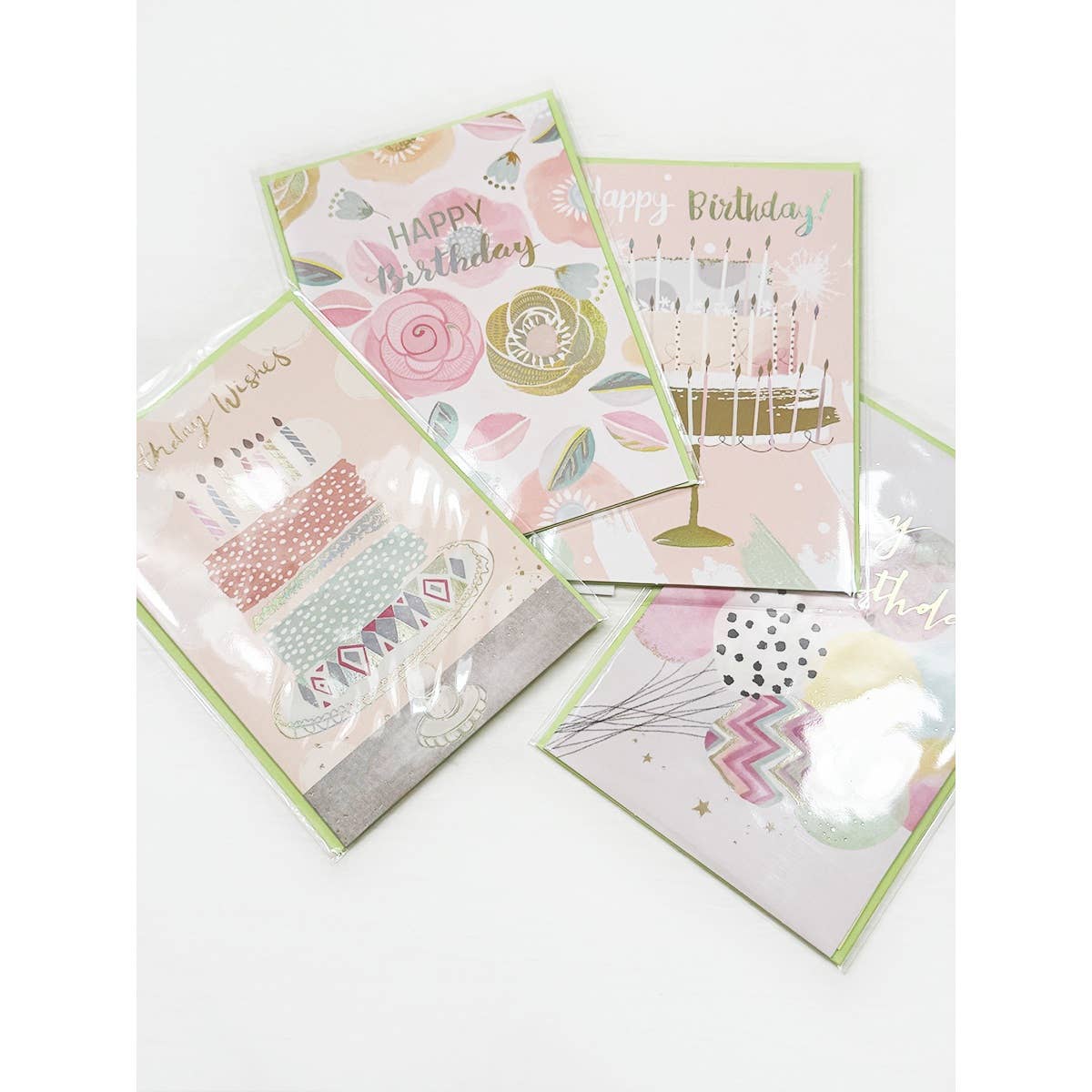 MIX COLOR Large Happy Birthday Cards for wholesale on Faire3