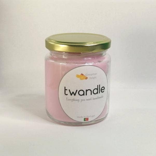 Twandle - Wholesale Jar/Filled Candle - Cinnamon Delight1