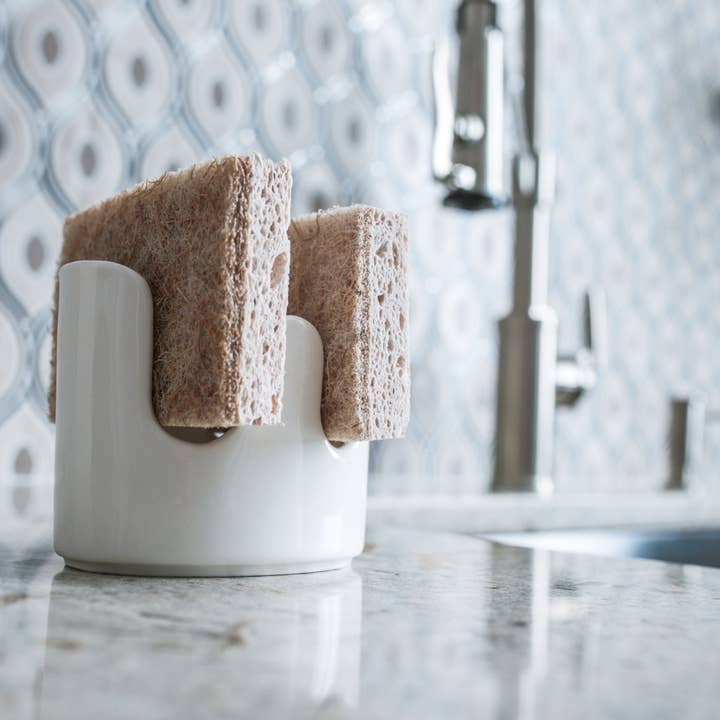 Ceramic Sponge Holder Farmhouse Kitchen Kitchen Accessories for wholesale by scarlettwares