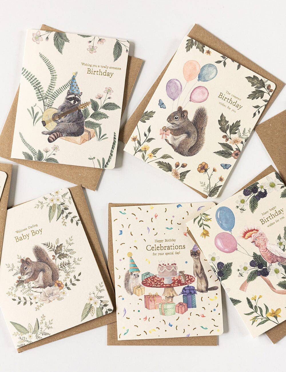 Bespoke Letterpress – postal de parabéns por atacado – Celebrações de Aniversário Feliz8