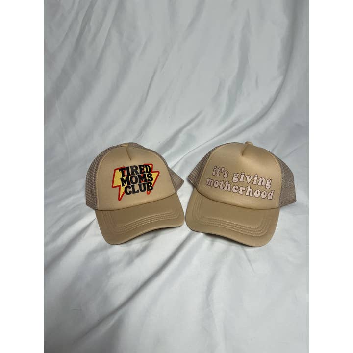 Little Mama Made It – wholesale Truckerkeps – Dam – Trött Moms Club Trucker-hatt, Trendig mammahatt, estetisk mammagåva, present till mamma, mors dagspresent till mamma, ny mamma-gåva, baby shower-gåva