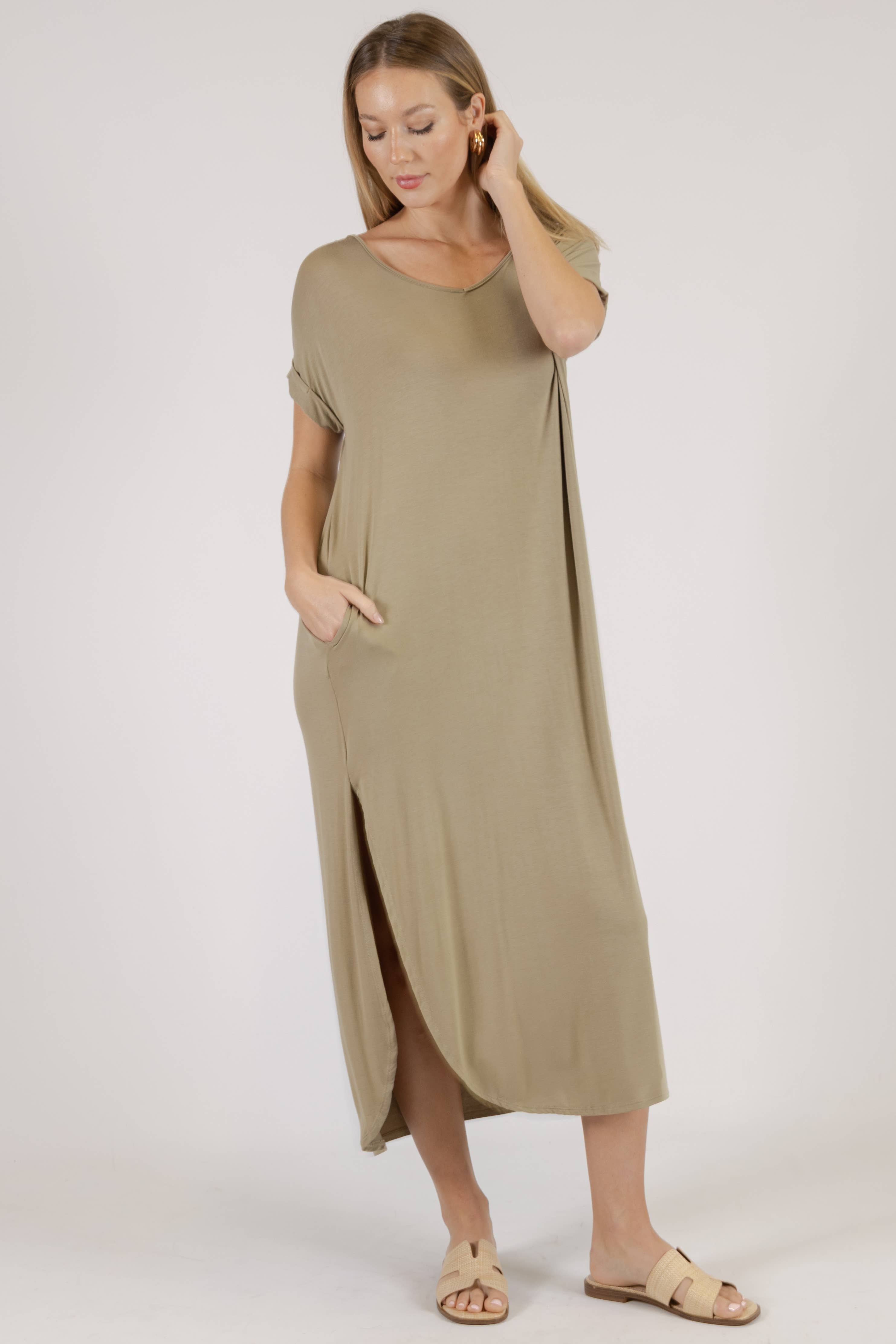 Before You Collection - Vente Robe – femme - Robe longue en modal en rayonne15
