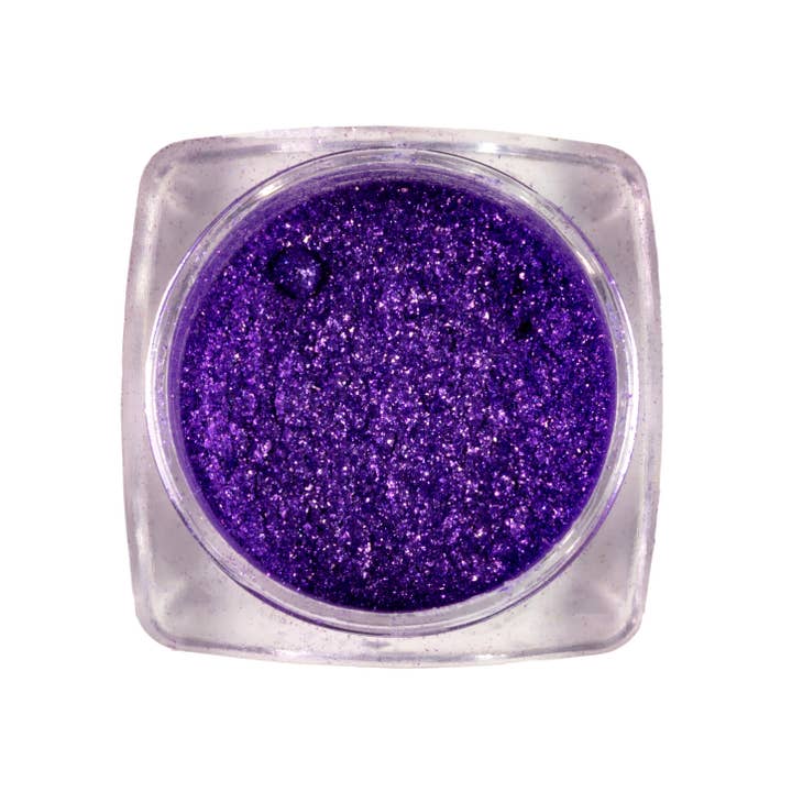 Eco friendly Loose Glitter Eyeshadow Pigment| purple shell for wholesale by ST Essentials