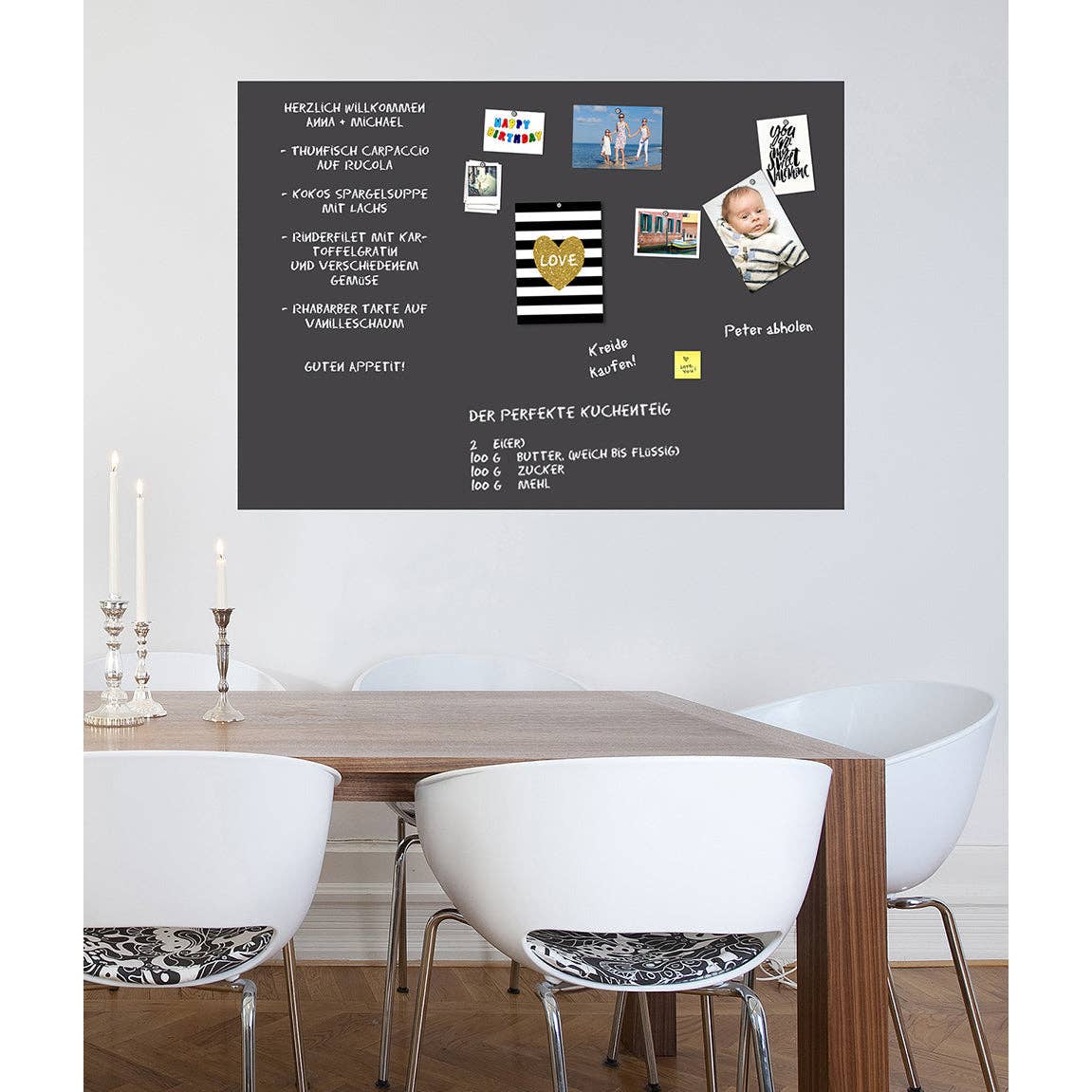 Queence - Wholesale Magnet Board - Magnetic blackboard film - grey11