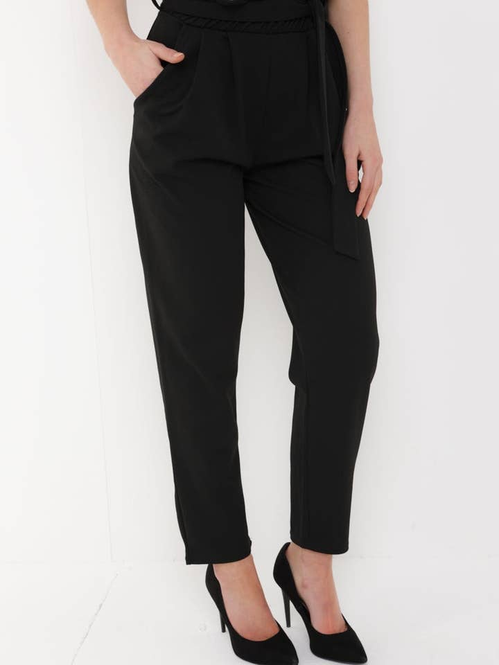 Neue Papiertütenhose mit Taillenbindung für den Großhandel von AX Labels