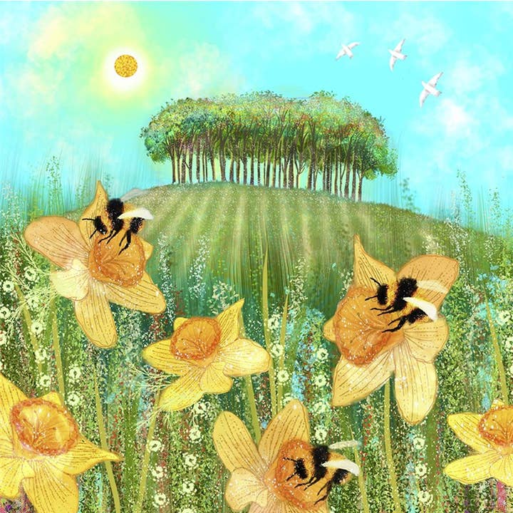 Greeting Card The Nearly Home Trees for wholesale by Natural Partners Limited